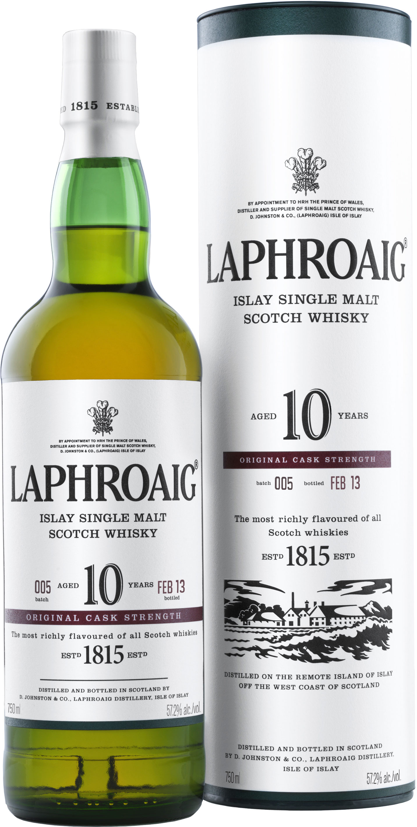 Laphroaig 10 Year Old Cask Strength Single Malt Scotch Whisky