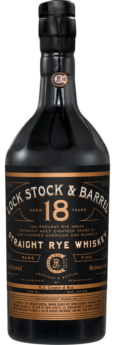 Lock Stock and Barrel 18 Year Old Straight Rye Whiskey