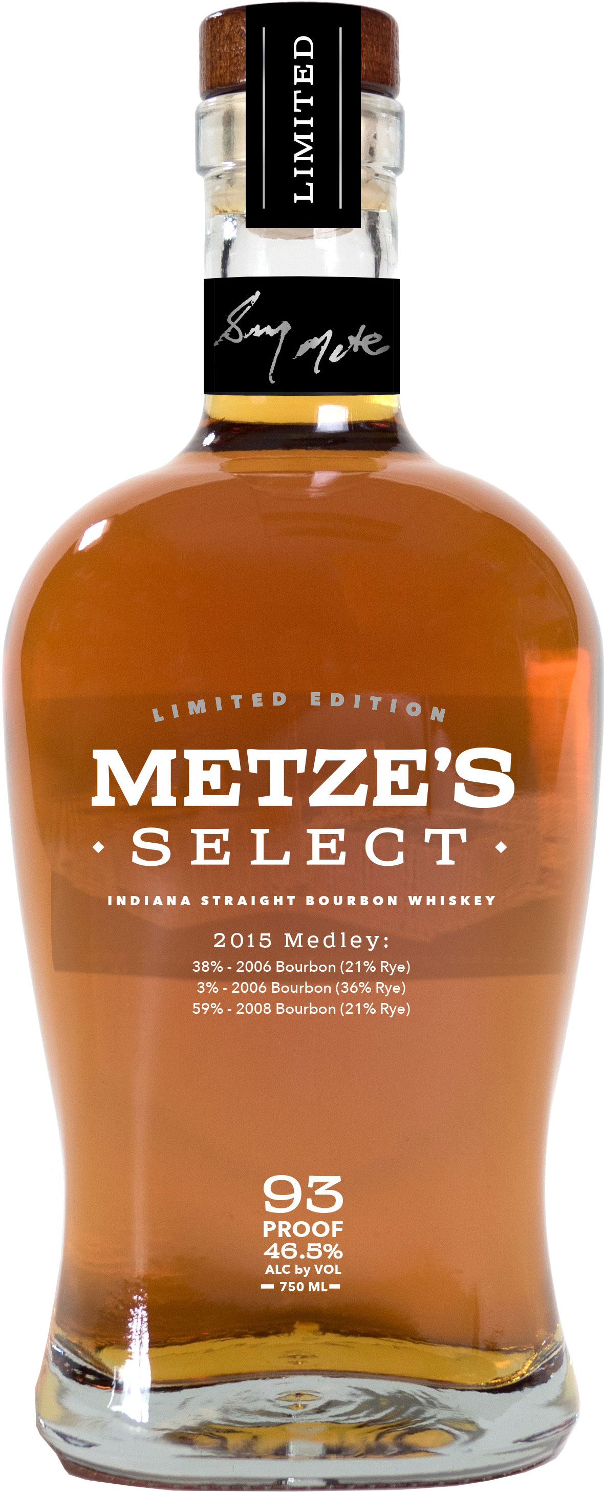 Metzes Select Indiana Straight Bourbon Whiskey 2015 Medley