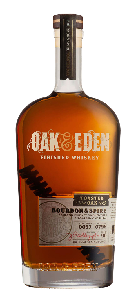 Oak and Eden Bourbon and Spire Whiskey