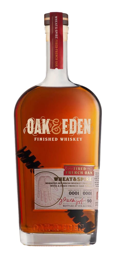 Oak and Eden Wheat and Spire Bourbon Whiskey