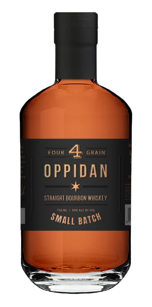 Oppidan Bourbon Small Batch 4 Four Grain Straight Bourbon Whiskey