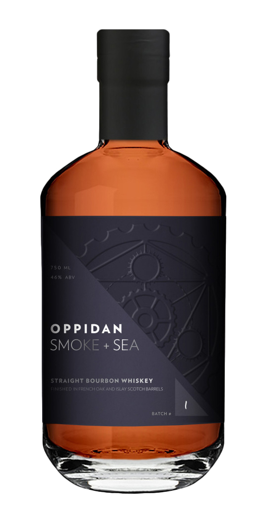 Oppidan Bourbon Smoke + Sea Straight Bourbon Whiskey