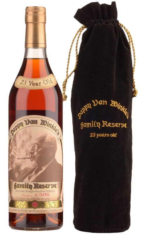 Pappy Van Winkle's Family Reserve 20 Year Old Bourbon Whiskey