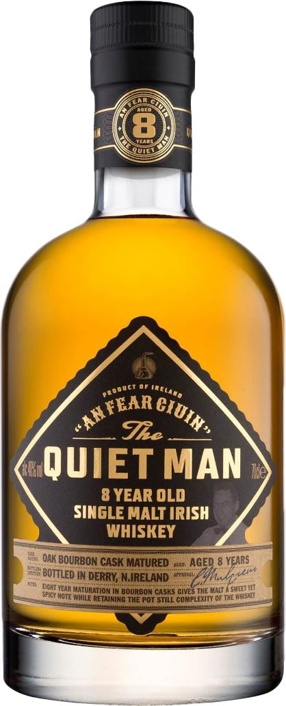 Quiet Man 8 Year Old Single Malt Irish Whiskey