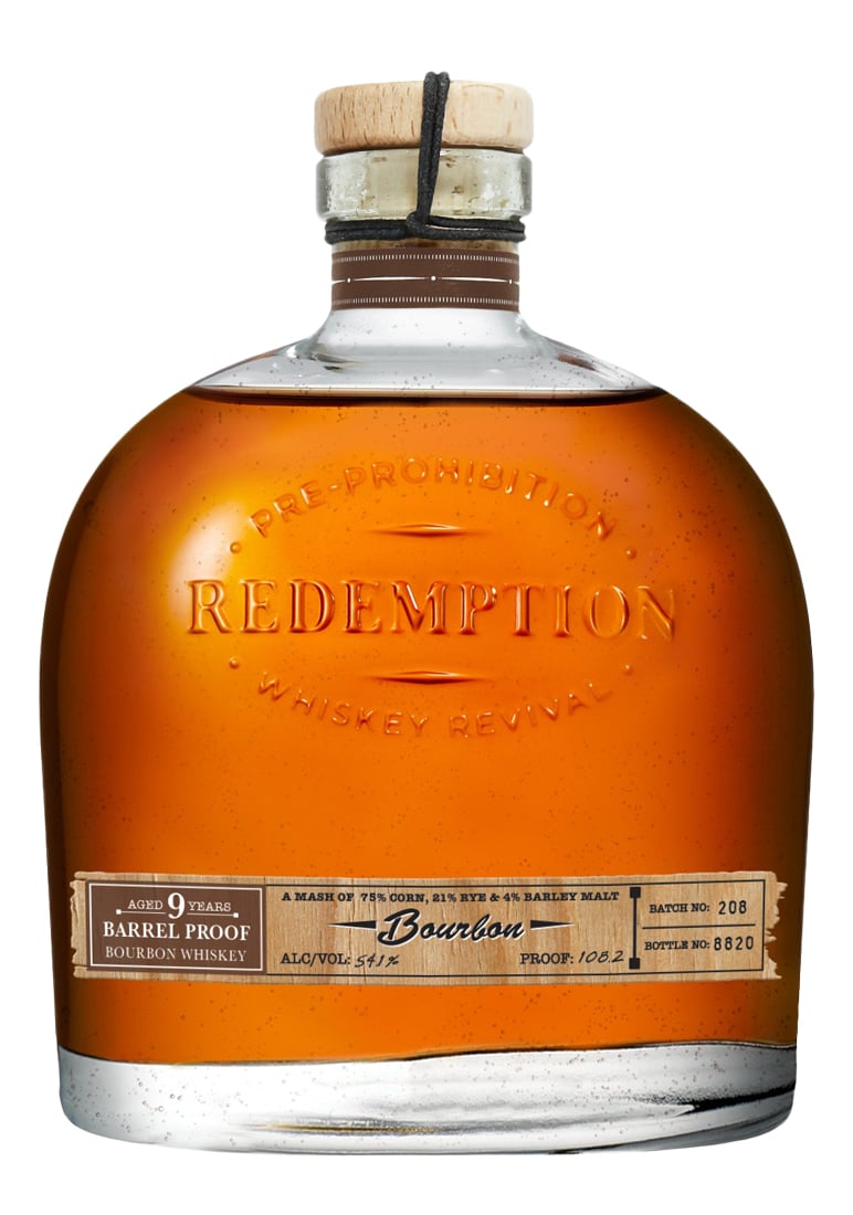 Redemption 9 Year Old Barrel Proof Straight Bourbon Whiskey