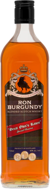 Ron Burgundy Great Odins Raven Special Reserve Scotch Whisky