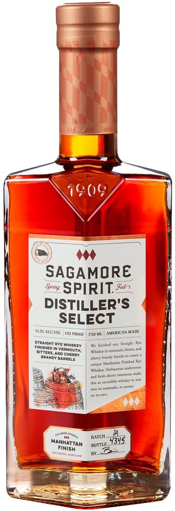 Sagamore Spirit Distillers Select Manhattan Finish Rye Whiskey