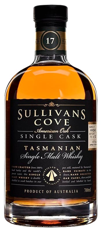 Sullivans Cove Old and Rare American Oak 17 Year Old Single Cask