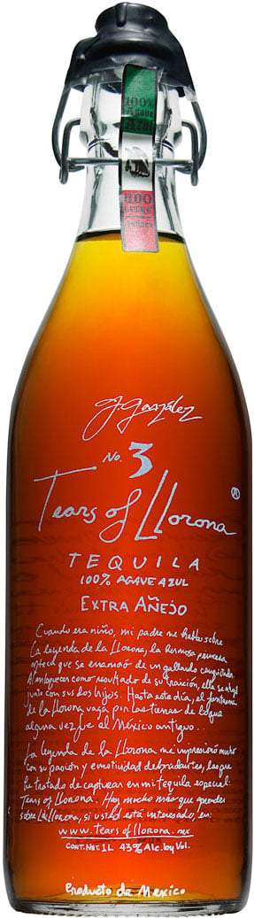 Tears of Llorona No. 3 Extra Aejo Tequila