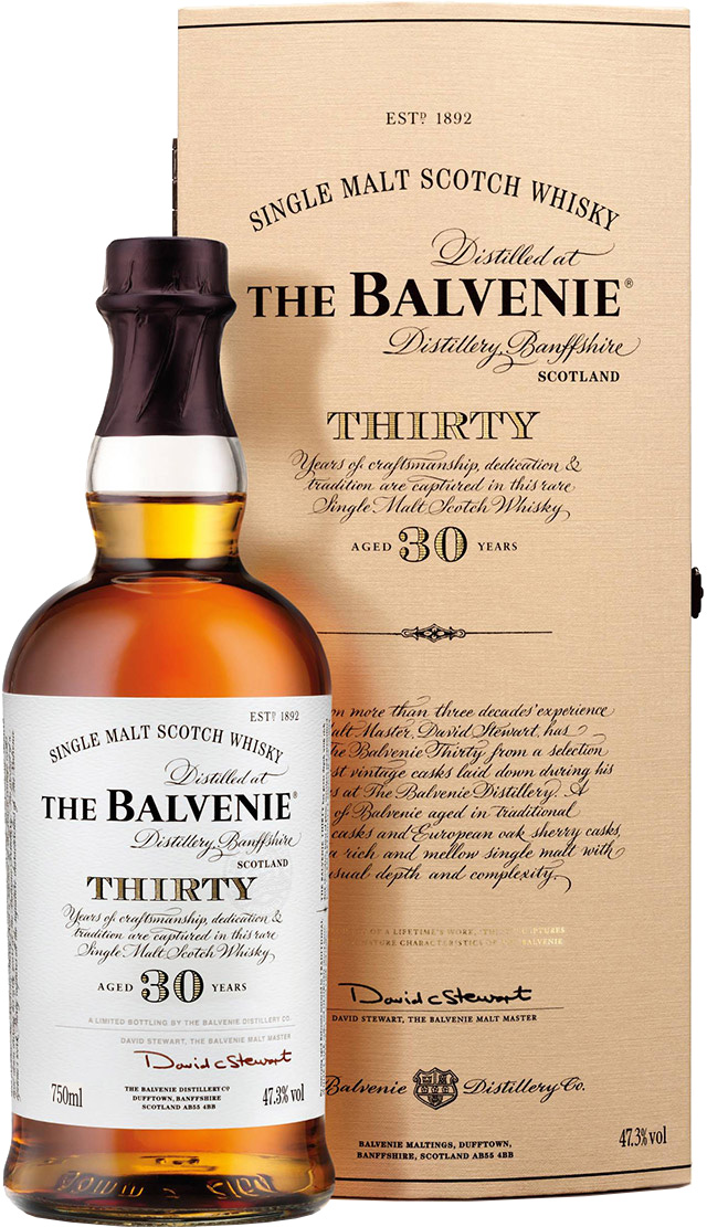 The Balvenie Thirty 30 Year Old Cask Strength Single Malt Scotch Whisky