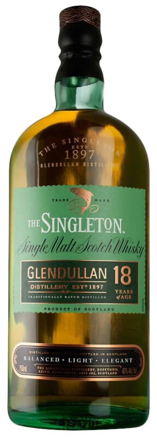 The Singleton Of Glendullan 18 Year Old Single Malt Scotch Whisky