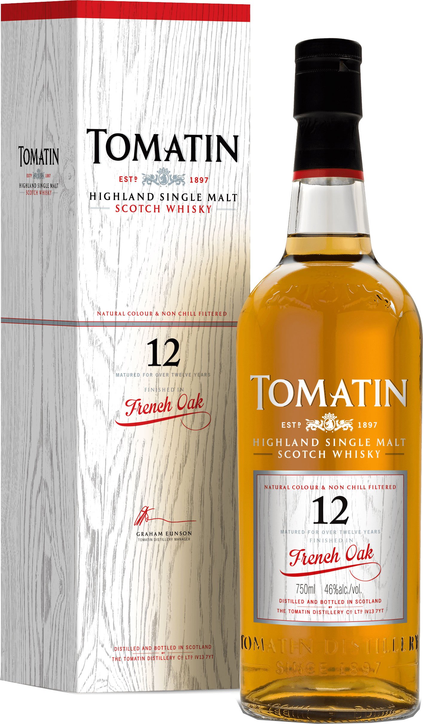 Tomatin 12 Year Old French Oak Single Malt Scotch Whisky