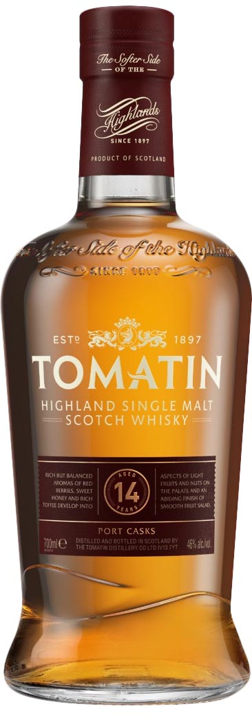 Tomatin 14 Year Old Port Cask Finish Single Malt Scotch Whisky