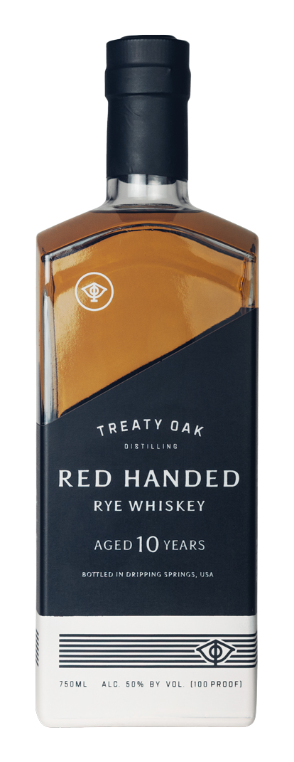 Treaty Oak Red Handed 10 Year Old Rye Whiskey