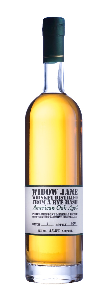 Widow Jane Distilled from a Rye Mash American Oak Aged Whiskey