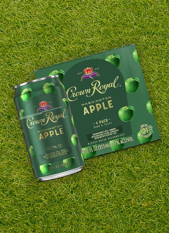 Crown Royal Washington Apple Can 4 pack